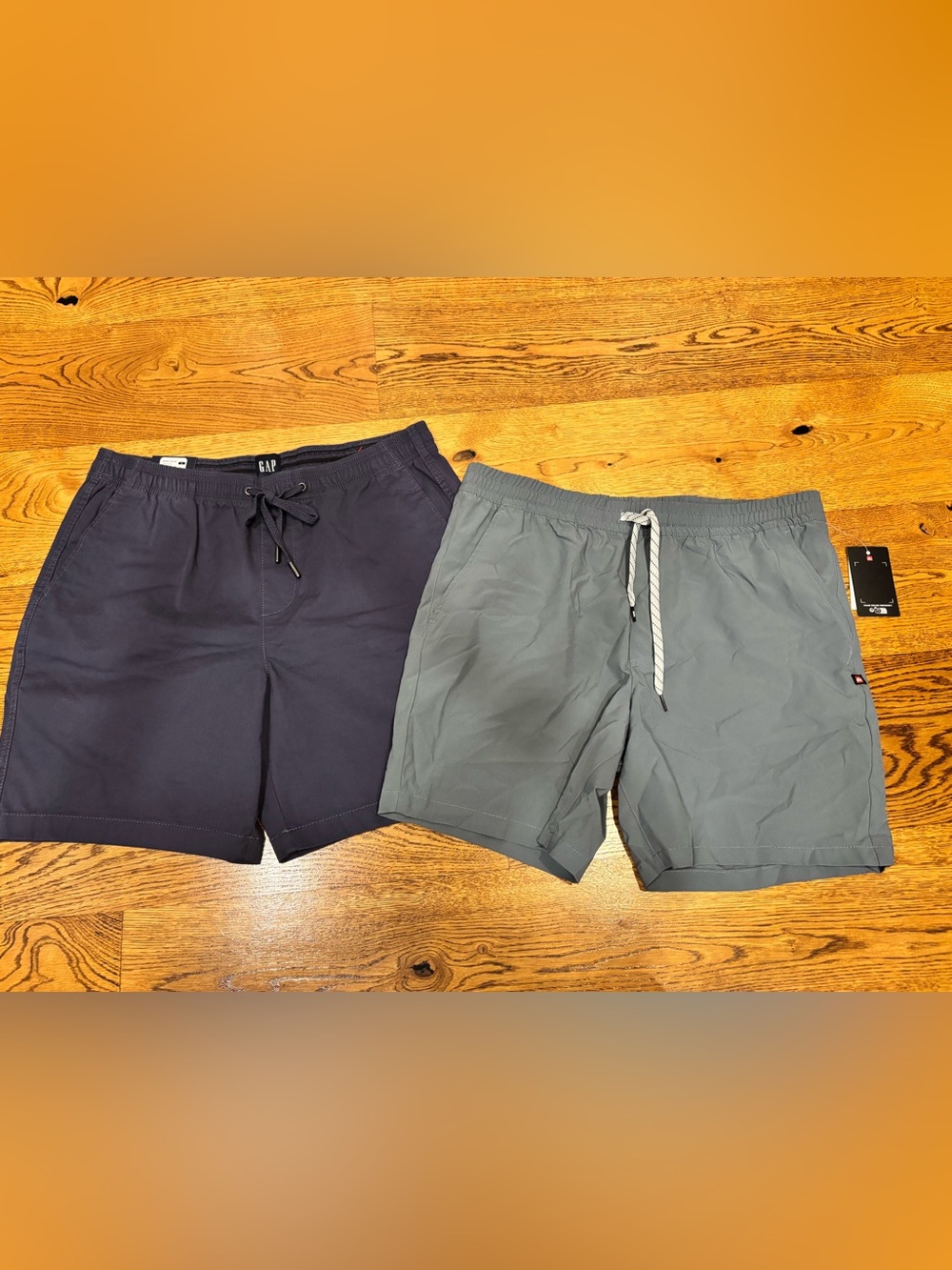NWT Gap/Khols Men’s Size Large Green Navy Blue Short Bundle Lot of 2 Shorts